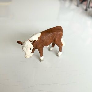 Schleich Hereford Calf Toy Farm Figure
